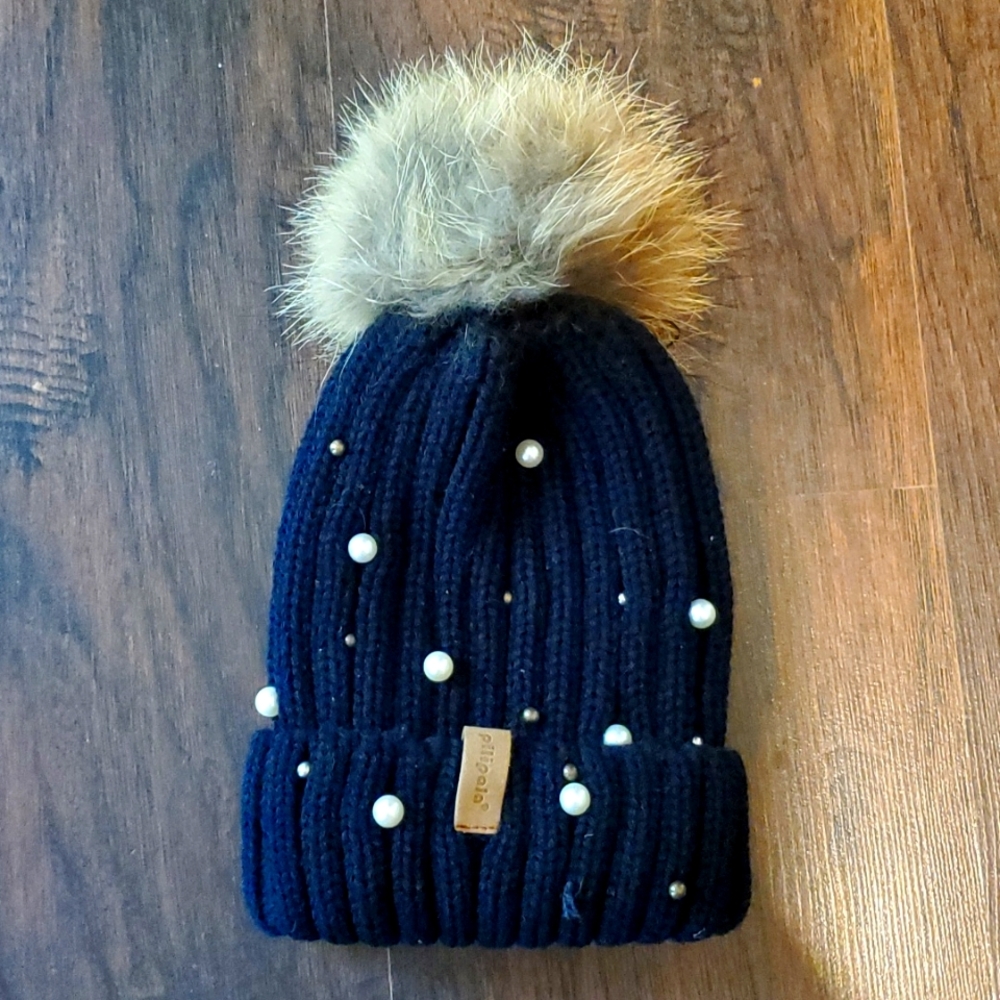 Beaded beanie